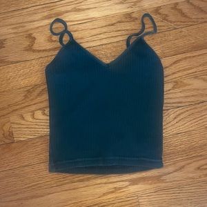 brandy Melville Dark Green Crop Top